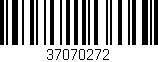 Código de barras (EAN, GTIN, SKU, ISBN): '37070272'