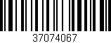 Código de barras (EAN, GTIN, SKU, ISBN): '37074067'