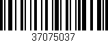 Código de barras (EAN, GTIN, SKU, ISBN): '37075037'
