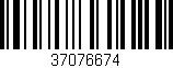 Código de barras (EAN, GTIN, SKU, ISBN): '37076674'