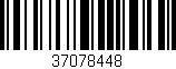 Código de barras (EAN, GTIN, SKU, ISBN): '37078448'