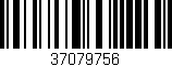 Código de barras (EAN, GTIN, SKU, ISBN): '37079756'