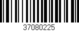 Código de barras (EAN, GTIN, SKU, ISBN): '37080225'