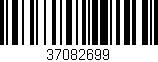 Código de barras (EAN, GTIN, SKU, ISBN): '37082699'