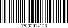 Código de barras (EAN, GTIN, SKU, ISBN): '37083014136'