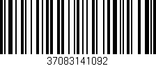 Código de barras (EAN, GTIN, SKU, ISBN): '37083141092'