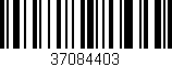 Código de barras (EAN, GTIN, SKU, ISBN): '37084403'