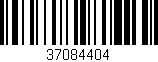 Código de barras (EAN, GTIN, SKU, ISBN): '37084404'