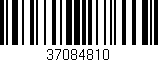 Código de barras (EAN, GTIN, SKU, ISBN): '37084810'
