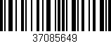 Código de barras (EAN, GTIN, SKU, ISBN): '37085649'