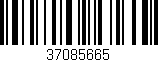 Código de barras (EAN, GTIN, SKU, ISBN): '37085665'