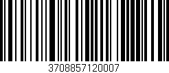 Código de barras (EAN, GTIN, SKU, ISBN): '3708857120007'
