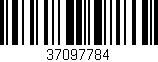 Código de barras (EAN, GTIN, SKU, ISBN): '37097784'