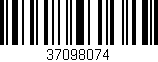 Código de barras (EAN, GTIN, SKU, ISBN): '37098074'