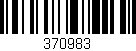 Código de barras (EAN, GTIN, SKU, ISBN): '370983'