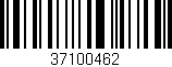 Código de barras (EAN, GTIN, SKU, ISBN): '37100462'