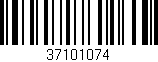Código de barras (EAN, GTIN, SKU, ISBN): '37101074'