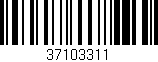 Código de barras (EAN, GTIN, SKU, ISBN): '37103311'