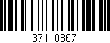 Código de barras (EAN, GTIN, SKU, ISBN): '37110867'