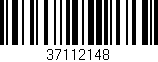 Código de barras (EAN, GTIN, SKU, ISBN): '37112148'