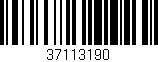 Código de barras (EAN, GTIN, SKU, ISBN): '37113190'