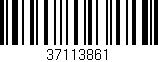 Código de barras (EAN, GTIN, SKU, ISBN): '37113861'