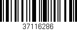 Código de barras (EAN, GTIN, SKU, ISBN): '37116286'