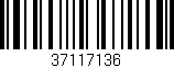 Código de barras (EAN, GTIN, SKU, ISBN): '37117136'