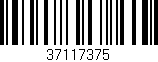 Código de barras (EAN, GTIN, SKU, ISBN): '37117375'