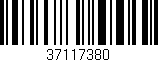 Código de barras (EAN, GTIN, SKU, ISBN): '37117380'