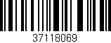 Código de barras (EAN, GTIN, SKU, ISBN): '37118069'