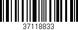 Código de barras (EAN, GTIN, SKU, ISBN): '37118833'