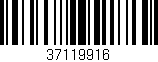 Código de barras (EAN, GTIN, SKU, ISBN): '37119916'