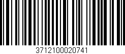 Código de barras (EAN, GTIN, SKU, ISBN): '3712100020741'