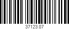 Código de barras (EAN, GTIN, SKU, ISBN): '37123.07'