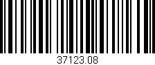 Código de barras (EAN, GTIN, SKU, ISBN): '37123.08'