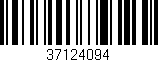 Código de barras (EAN, GTIN, SKU, ISBN): '37124094'