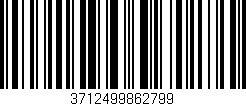 Código de barras (EAN, GTIN, SKU, ISBN): '3712499862799'