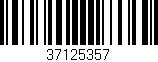 Código de barras (EAN, GTIN, SKU, ISBN): '37125357'