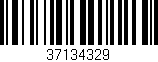 Código de barras (EAN, GTIN, SKU, ISBN): '37134329'
