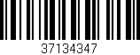 Código de barras (EAN, GTIN, SKU, ISBN): '37134347'