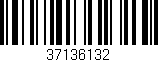 Código de barras (EAN, GTIN, SKU, ISBN): '37136132'