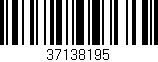 Código de barras (EAN, GTIN, SKU, ISBN): '37138195'
