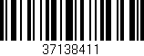 Código de barras (EAN, GTIN, SKU, ISBN): '37138411'