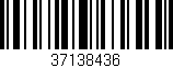 Código de barras (EAN, GTIN, SKU, ISBN): '37138436'