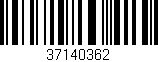 Código de barras (EAN, GTIN, SKU, ISBN): '37140362'
