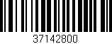 Código de barras (EAN, GTIN, SKU, ISBN): '37142800'