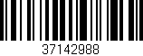Código de barras (EAN, GTIN, SKU, ISBN): '37142988'