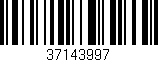 Código de barras (EAN, GTIN, SKU, ISBN): '37143997'
