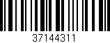 Código de barras (EAN, GTIN, SKU, ISBN): '37144311'